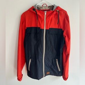 Jack & Jones hooded waterproof  Windbreaker Jacket Rain Jacket Hiking